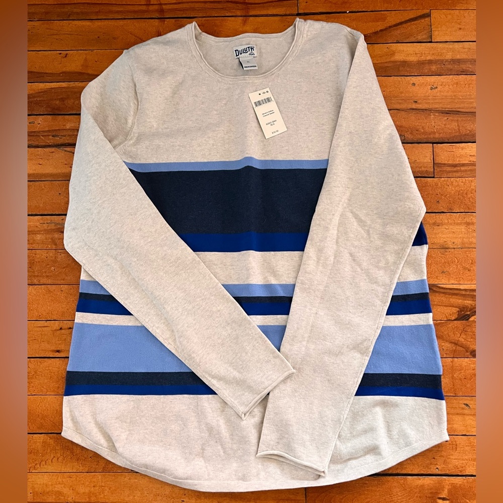 NWT Duluth Trading Co Women’s Shiftless Crewneck Sweater XL